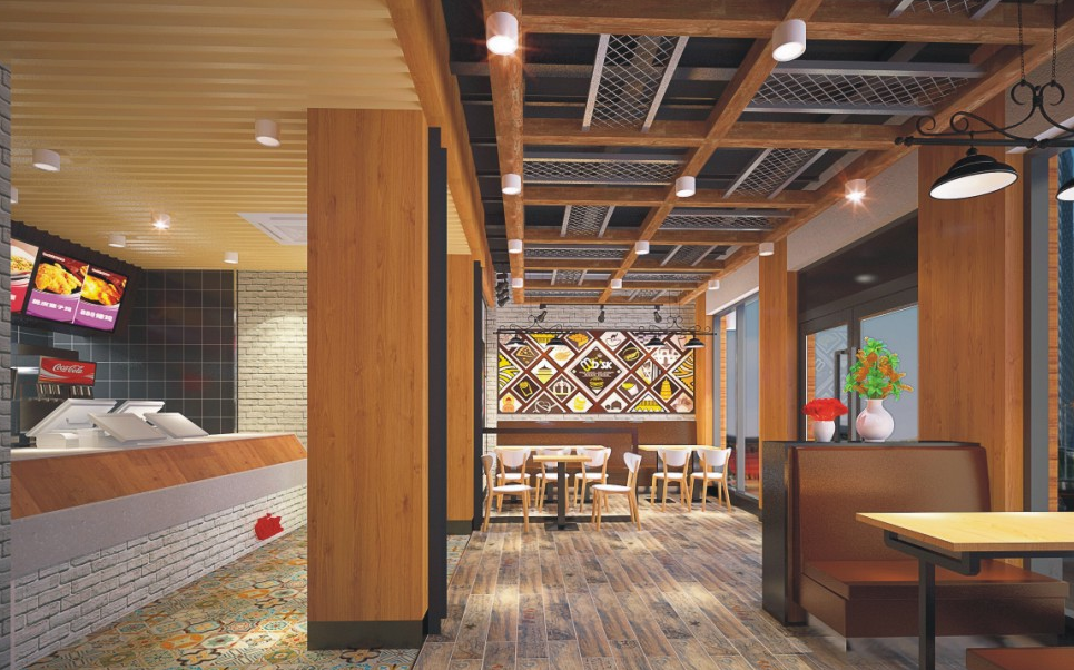 西式快餐加盟迈德思客品牌的装修环境