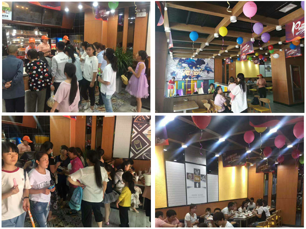 祝贺迈德思客4店同开的实况