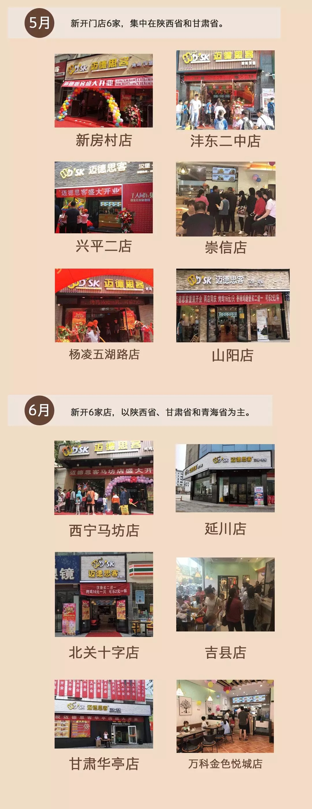 迈德思客2018年中加盟盘点